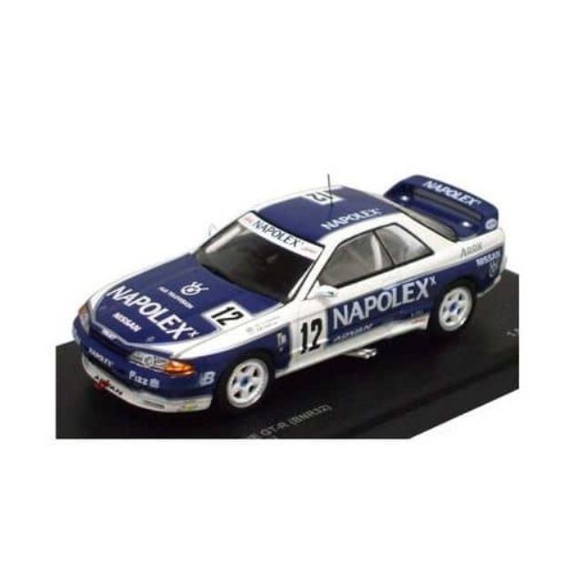 [MDL] 1/43 NISSAN SKYLINE GT-R BNR32 NAPOLEX SKYLINE ADVAN #12(ホワイト×ブルー)  完成品 ミニカー(03225H) 京商