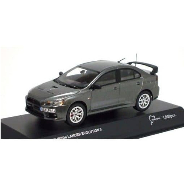 [MDL]  1/43 三菱ランサーEVO X ニュルブルクリンク 試験車両(グレーメタリック) 完成品 ミニカー(K03494NU) 京商