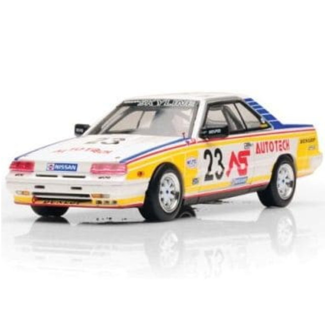 [MDL] 1/43 オートテック スカイライン RS ターボ DUNLOP #23(ホワイト)  完成品 ミニカー(K03602E) 京商