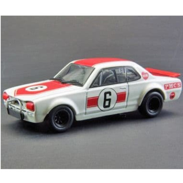 [MDL] 1/64 ニッサン スカイライン GT-R Racing KPGC10 No.6(ホワイト×レッドライン) 「Beads Collection」 完成品 ミニカー(K06022C) 京商