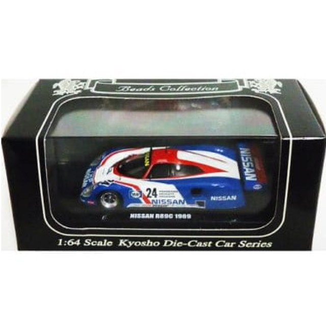 [MDL] 1/64 ニッサン R89C 1989 LM No.24(ブルー×ホワイト) 「Beads Collection」 完成品 ミニカー(K06431B) 京商