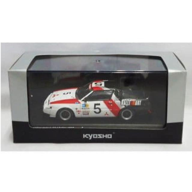 [MDL] 1/43 三菱 スタリオン 1985 ラリーアート イングランド PIRELLI #5(ホワイト×ブラック×レッド) 完成品 ミニカー(K03712RC) 京商