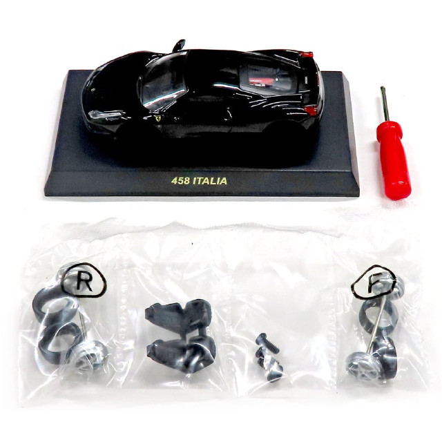 [MDL] (単品) 1/64 458 ITALIA(ブラック) 「フェラーリ ミニカーコレクション8 NEO」 京商50周年記念 サークルK・サンクス限定 完成品 ミニカー 京商