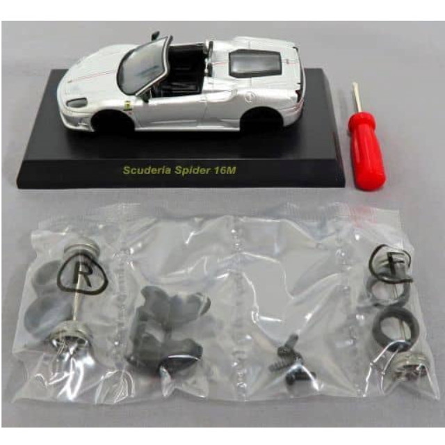 [MDL] (単品) 1/64 Scuderia Spider 16M(シルバー) 「フェラーリ ミニカーコレクション8 NEO」 京商50周年記念 サークルK・サンクス限定 完成品 ミニカー 京商