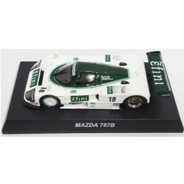 [MDL] (単品) 1/64 MAZDA 787B #18(ホワイト×グリーン) 「マツダ ロータリーエンジン ミニカーコレクション」 サークルK・サンクス限定 完成品 ミニカー 京商