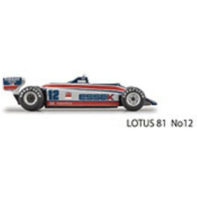 [MDL] (単品) 1/64 LOTUS 81 No.12(ホワイト×ブルー) 「ロータス フォーミュラーカー ミニカーコレクション」 サークルK・サンクス限定 完成品 ミニカー 京商