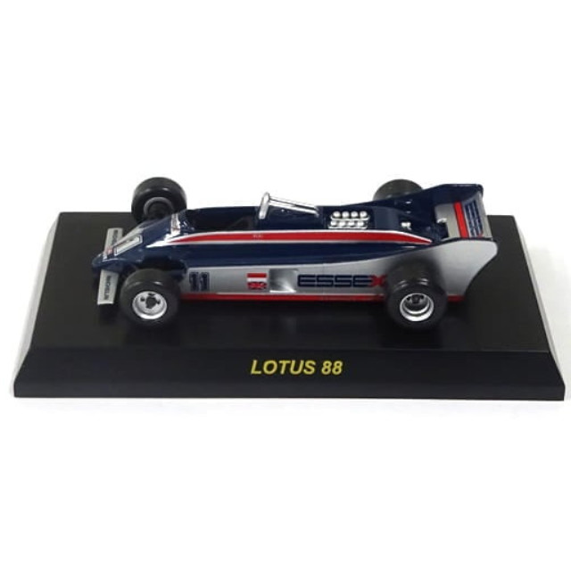 [MDL] (単品) 1/64 LOTUS 88 No.11(シルバー×ブルー) 「ロータス フォーミュラーカー ミニカーコレクション」 サークルK・サンクス限定 完成品 ミニカー 京商