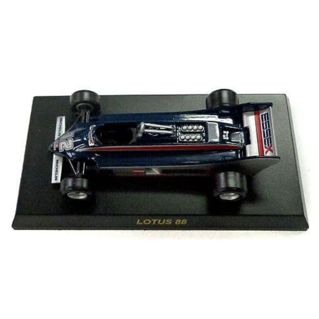 [MDL] (単品) 1/64 LOTUS 88 No.12(シルバー×ブルー) 「ロータス フォーミュラーカー ミニカーコレクション」 サークルK・サンクス限定 完成品 ミニカー 京商