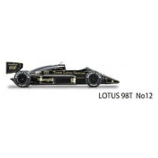 [MDL] (単品) 1/64 LOTUS 98T No.12(ブラック) 「ロータス フォーミュラーカー ミニカーコレクション」 サークルK・サンクス限定 完成品 ミニカー 京商
