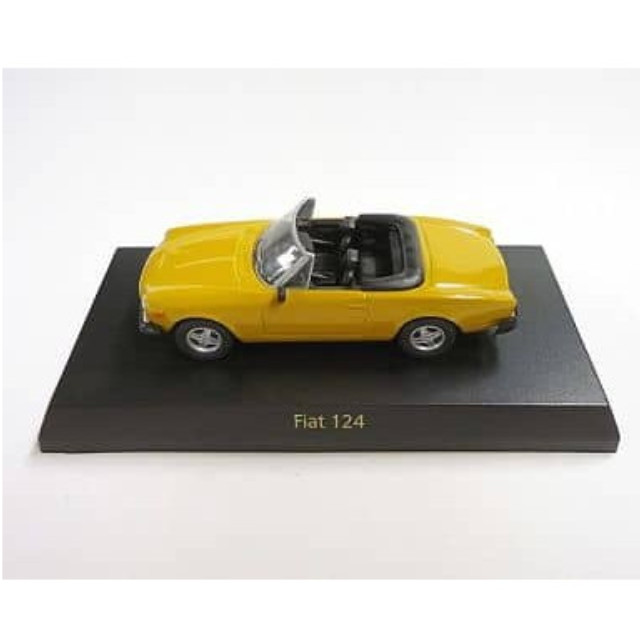 [MDL] (単品) 1/64 Fiat 124(イエロー) 「フィアット＆ランチア ミニカーコレクション」 サークルK・サンクス限定 完成品 ミニカー 京商