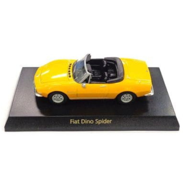 [MDL] (単品) 1/64 Fiat Dino Spider(イエロー) 「フィアット＆ランチア ミニカーコレクション」 サークルK・サンクス限定 完成品 ミニカー 京商