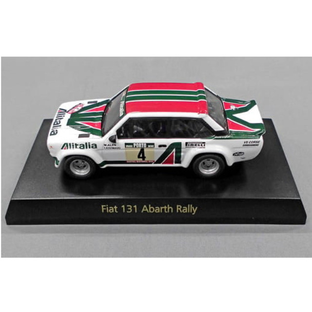 [MDL] (単品) 1/64 Fiat 131 Abarth Rally #4(ホワイト×レッド) 「フィアット＆ランチア ミニカーコレクション」 サークルK・サンクス限定 完成品 ミニカー 京商