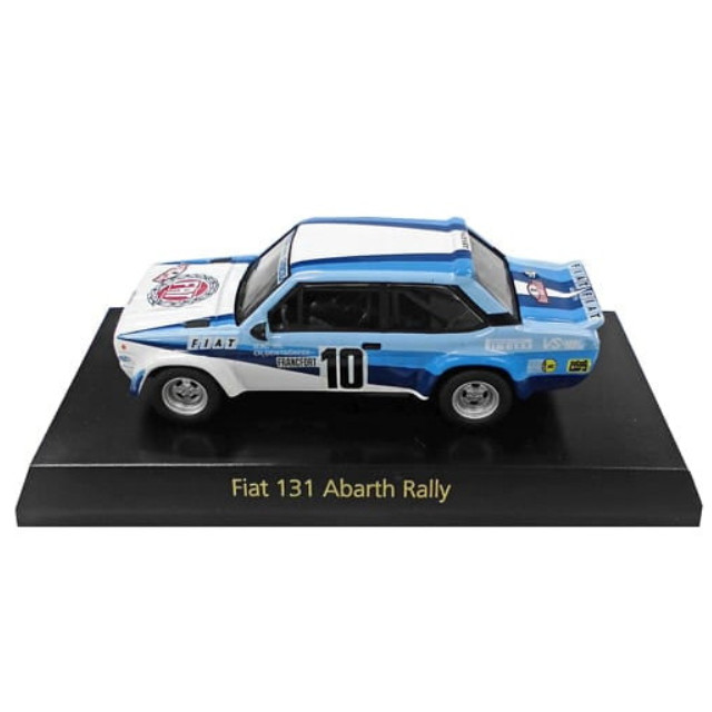 [MDL] (単品) 1/64 Fiat 131 Abarth Rally #10(ホワイト×ブルー) 「フィアット＆ランチア ミニカーコレクション」 サークルK・サンクス限定 完成品 ミニカー 京商
