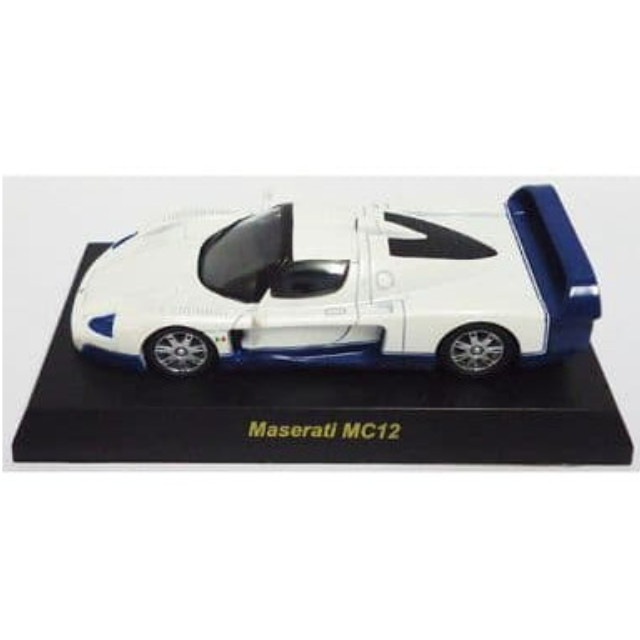 [MDL] (単品) 1/64 Maserati MC12(ホワイト×ブルー) 「マセラッティ ミニカーコレクション」 サークルK・サンクス限定 完成品 ミニカー 京商