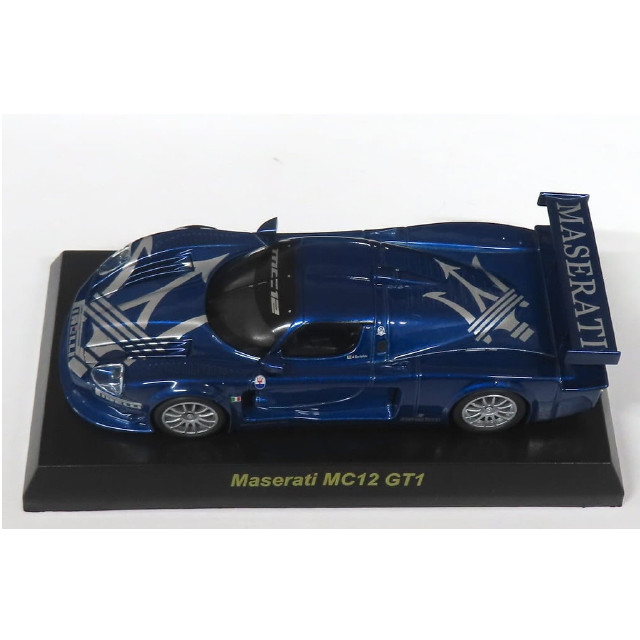 [MDL] (単品) 1/64 Maserati MC12 GT1(ブルー/マーキング有) 「マセラッティ ミニカーコレクション」 サークルK・サンクス限定 完成品 ミニカー 京商