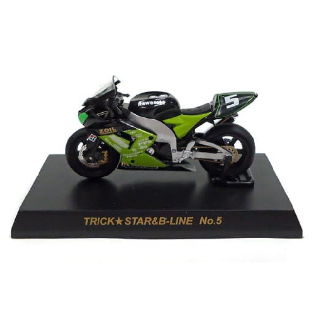 [MDL] (単品) 1/32 KAWASAKI ZX-10R TRICK★STAR＆B-LINE No.5 「2005鈴鹿8時間耐久ロードレースマシンシリーズ」 完成品 ミニカー 京商