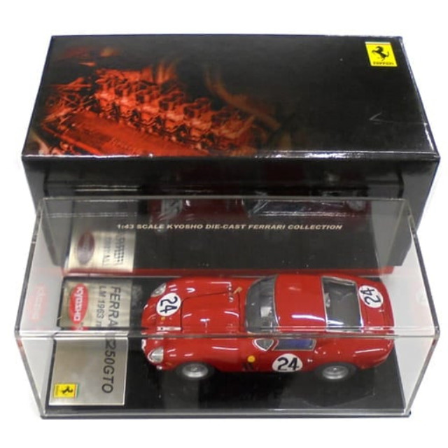[MDL] 1/43 フェラーリ 250GTO No.24 ル・マン 1963 総合3位 GTクラス ウィナー(レッド) 完成品 ミニカー(K05121C/05121C) 京商