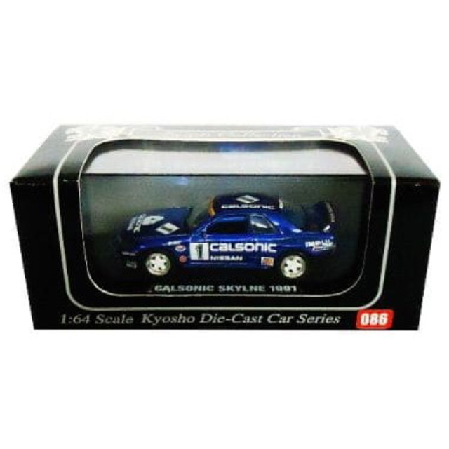 [MDL] (単品) 1/64 カルソニック スカイライン 1991 TOTAL #1(クロムブルー) 「Beads Collection 京商ダイキャストカーシリーズ 086」 完成品 ミニカー(06063CB) 京商
