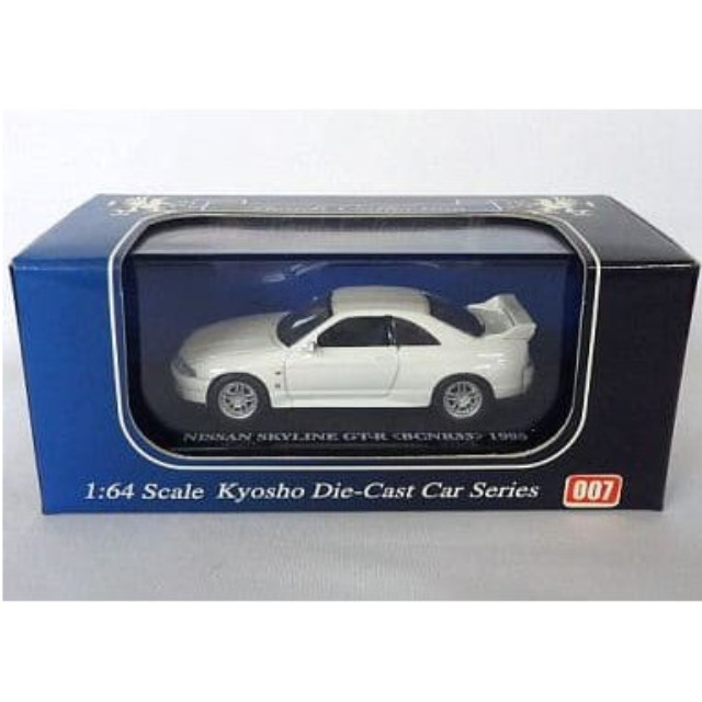 [MDL] 1/64 ニッサン スカイライン R33 GT-R BCNR33 1995(ホワイト) 「Beads Collection 京商ダイキャストカーシリーズ 007」 完成品 ミニカー(06071W) 京商