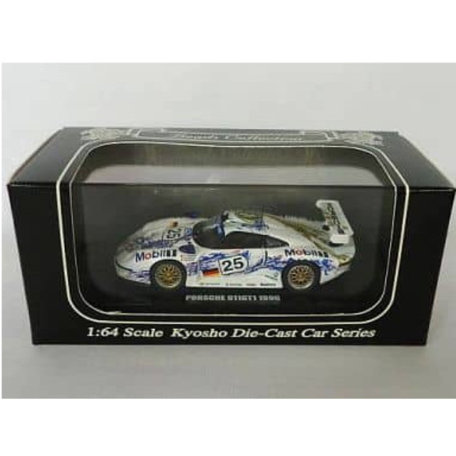 [MDL] 1/64 ポルシェ911 GT1 1996 LM Mobil1 #25(ホワイト×ブルー) 「Beads Collection 京商ダイキャストカーシリーズ」 完成品 ミニカー(06521A) 京商