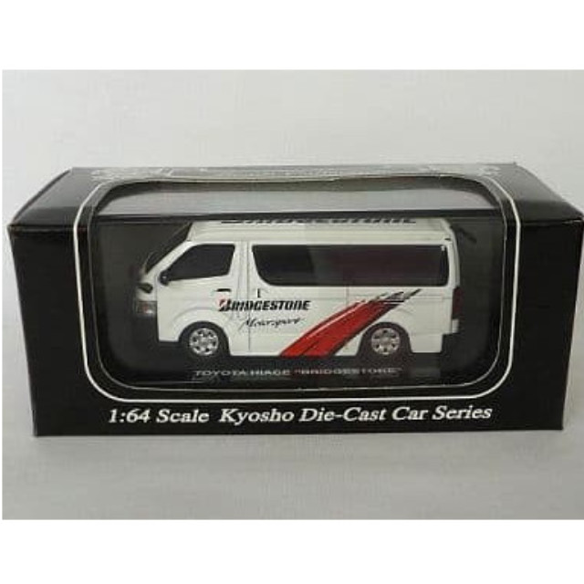 [MDL] 1/64 トヨタ ハイエース 『ブリヂストン』(ホワイト) 「Beads Collection 京商ダイキャストカーシリーズ」 完成品 ミニカー(06661A) 京商