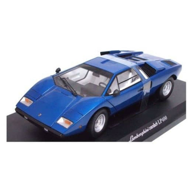 [MDL]  1/18 ランボルギーニ カウンタック LP400 (ブルー)  完成品 ミニカー(03321BL) 京商