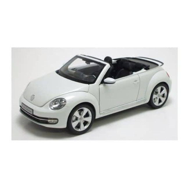 [MDL]  1/18 Volkswagen The Beetle コンバーチブル 2013 オリックスホワイト 完成品 ミニカー(K08812PW) 京商