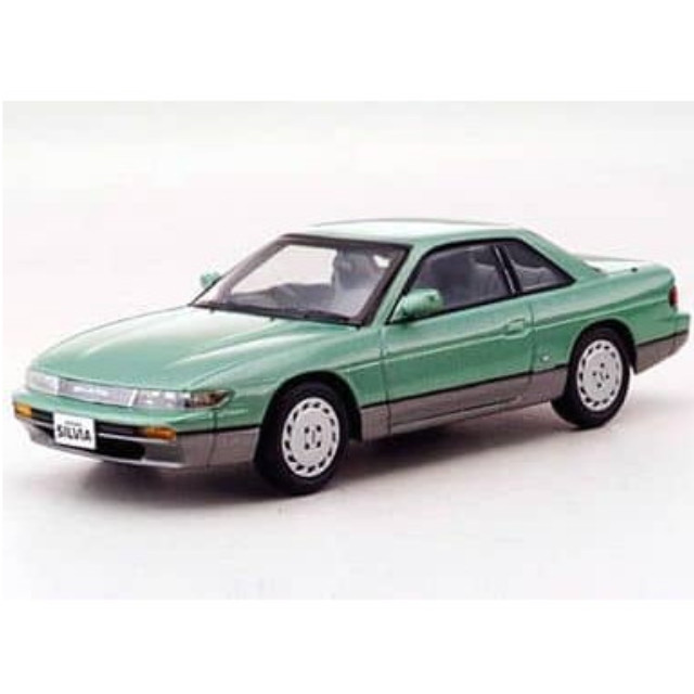 [MDL]  1/43 ニッサン シルビア Q`s (S13) (ライムグリーン/グレー)  完成品 ミニカー(K03706QG) 京商