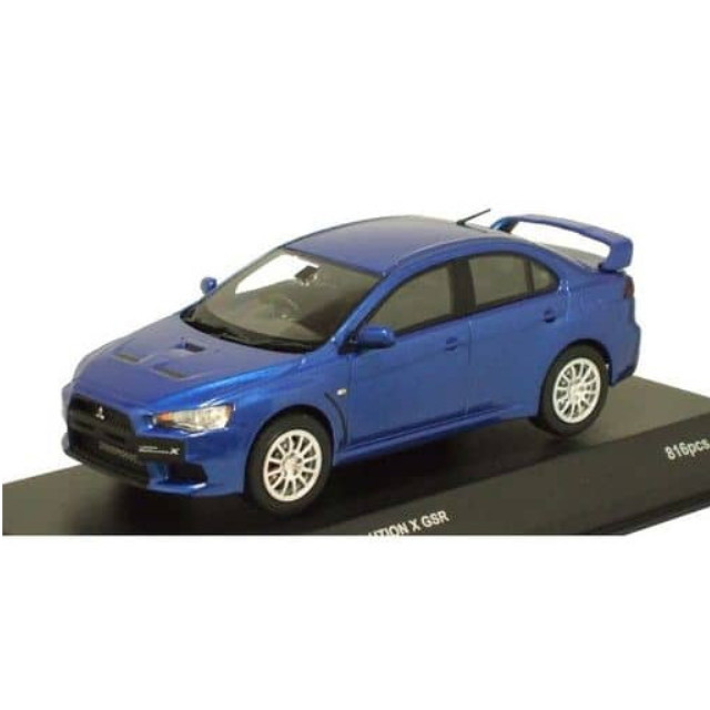 [MDL] 1/43 ミツビシ ランサーエボリューション X GSR(ライトニングブルーマイカ)  完成品 ミニカー(K03492BL) 京商