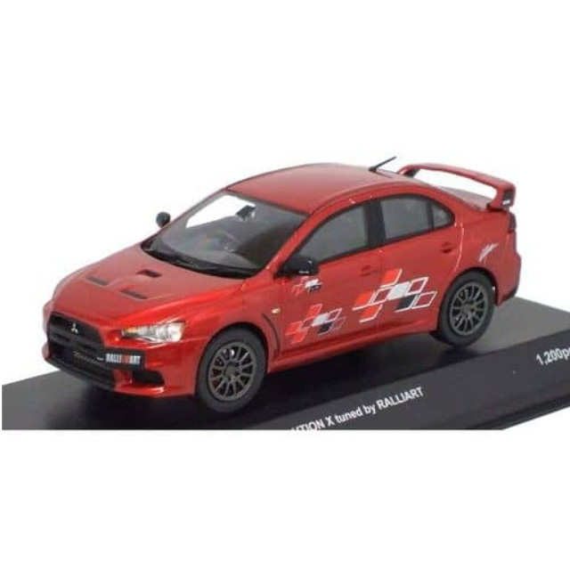 [MDL] 1/43 ミツビシ ランサーエボリューション X tuned by RALLIART(レッドメタリック) 完成品 ミニカー(K03493R) 京商
