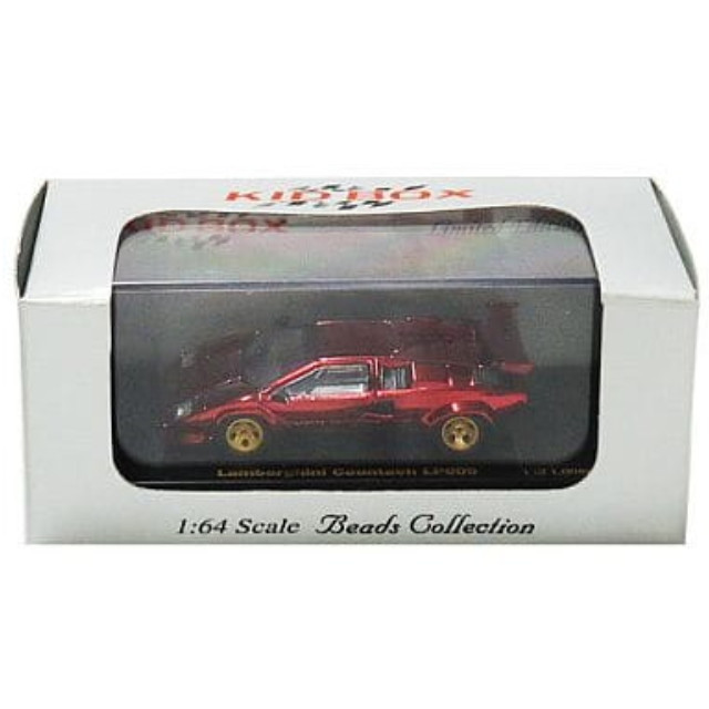 [MDL] 1/64 ランボルギーニ カウンタック LP500 (メタルレッド) 「ビーズコレクション」 KID BOX リミテッドエディション 完成品 ミニカー(KBS64001) 京商