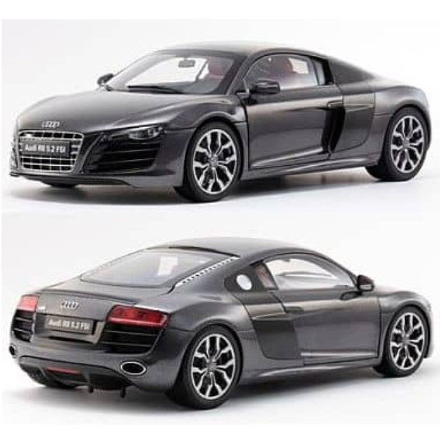 [MDL]  1/18 アウディR8 V10 5.2 FSI quattro 2009 ラバグレー 完成品 ミニカー(K09216LGR) 京商