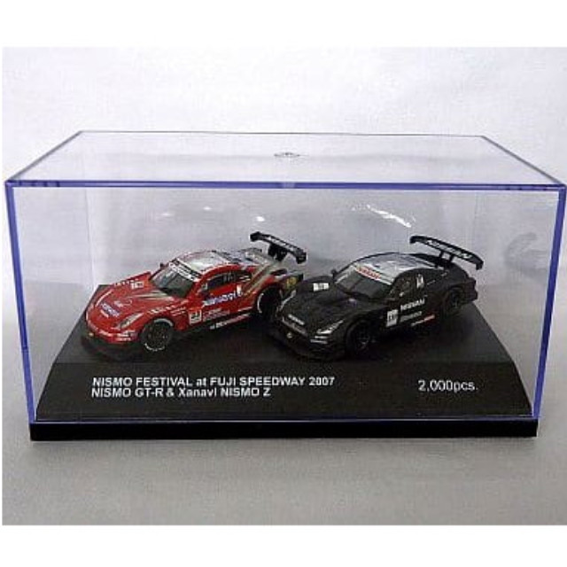 [MDL] 1/64 NISMO GT-R #23(レッド) ＆ Xanavi NISMO Z #230(ブラック) NISMO FESTIVAL at FUJI SPEEDWAY 2007 2台セット 完成品 ミニカー(06581Z) 京商