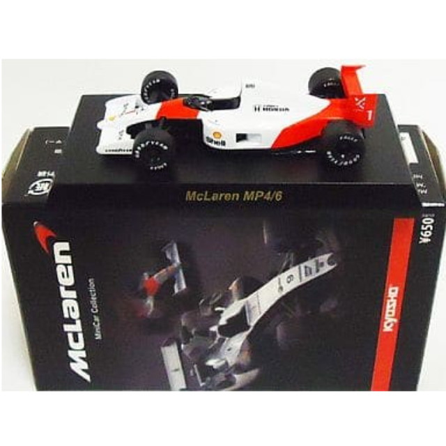 [MDL] (単品) 1/64 McLaren MP4/6 No.1(ホワイト×レッド) 「マクラーレン ミニカーコレクション」 サークルK・サンクス限定 完成品 ミニカー 京商