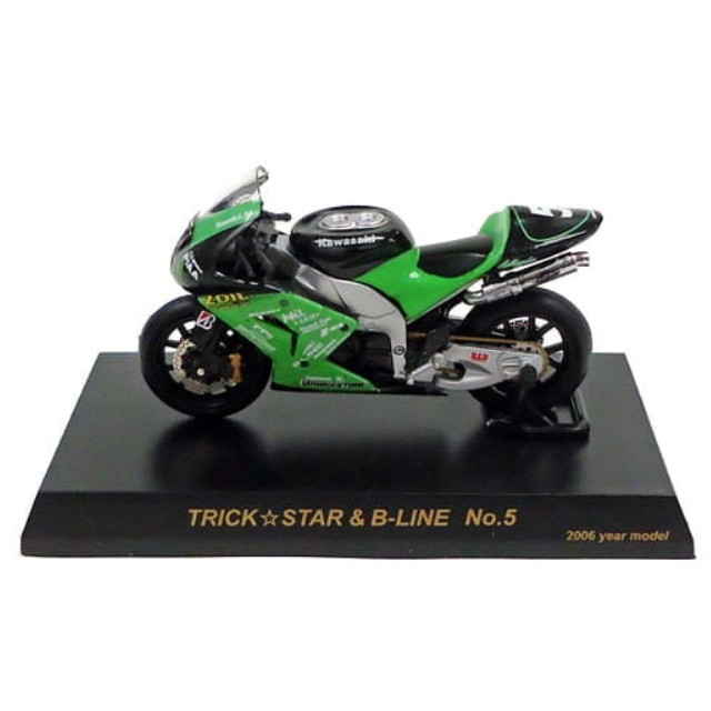 [MDL] (単品) KAWASAKI ZX-10R #5(グリーン×ブラック) 「1/32 2006鈴鹿8時間耐久ロードレースマシンシリーズ」 サークルK・サンクス限定 完成品 ミニカー 京商