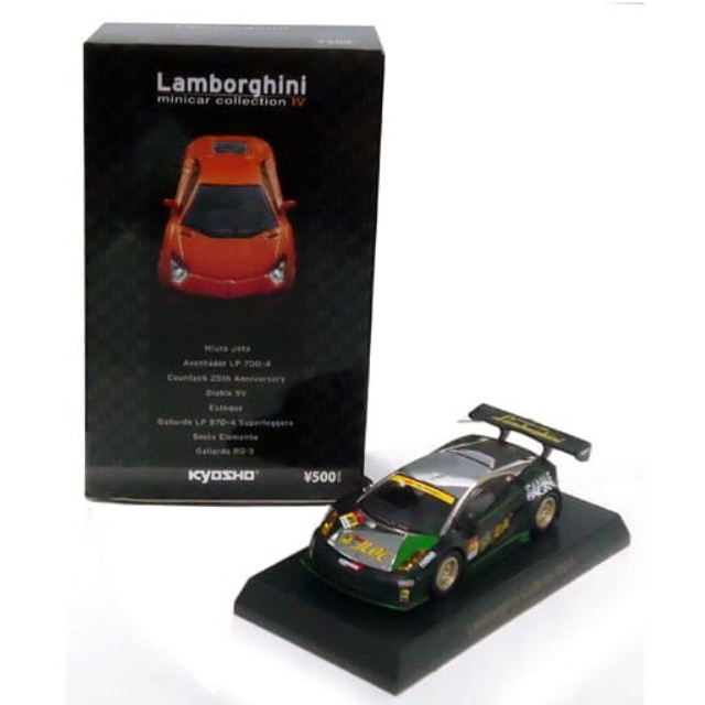 [MDL] (単品) 1/64 Lamborghini Gallardo RG-3 #86(ブラック) 「ランボルギーニ ミニカーコレクション4」 サークルK・サンクス限定 完成品 ミニカー 京商