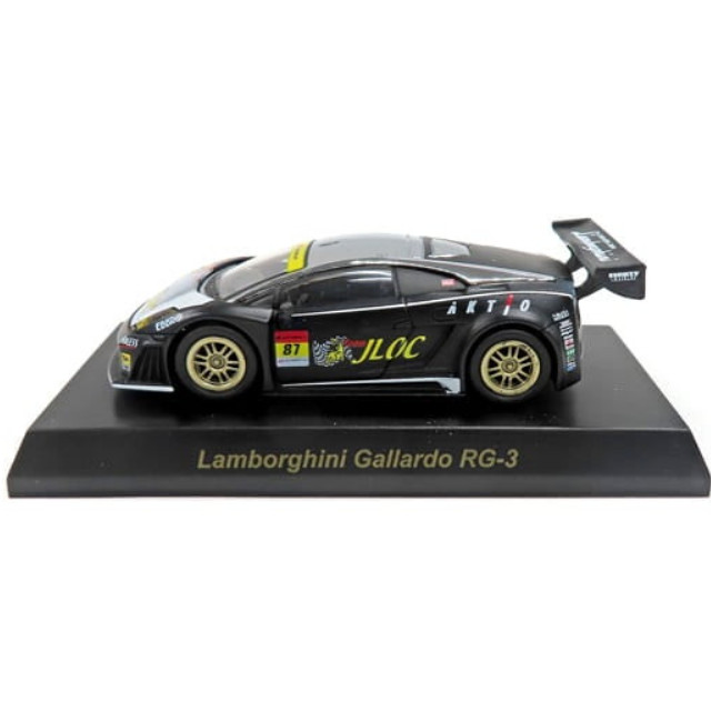 [MDL] (単品) 1/64 Lamborghini Gallardo RG-3 #87(ブラック) 「ランボルギーニ ミニカーコレクション4」 サークルK・サンクス限定 完成品 ミニカー 京商