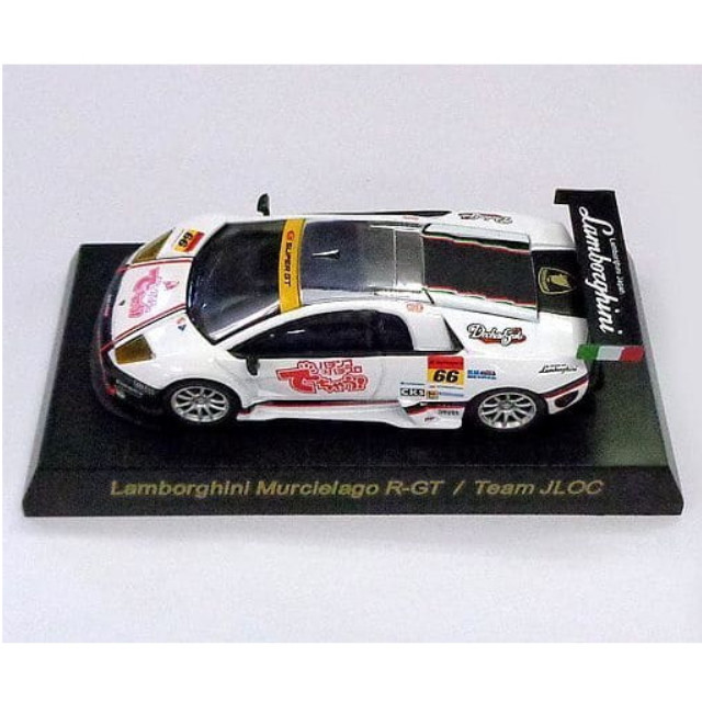 [MDL] (単品) 1/64 Lamborghini Murcielago R-GT Team JLOC #66(ホワイト・ライン赤) 「ランボルギーニ ミニカーコレクション3」 サークルK・サンクス限定 完成品 ミニカー 京商