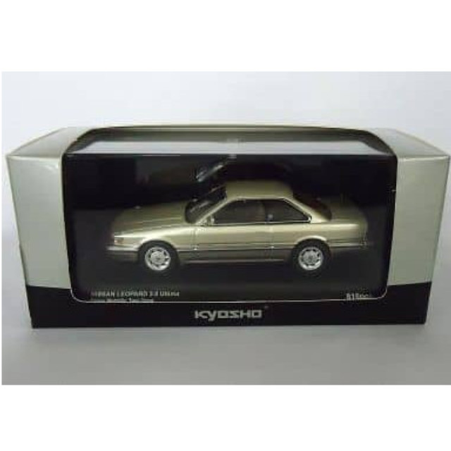 [MDL]  1/43 ニッサン レパード 3.0 アルティマ 1986(ベージュメタリックツートン) 完成品 ミニカー(03122BE) 京商