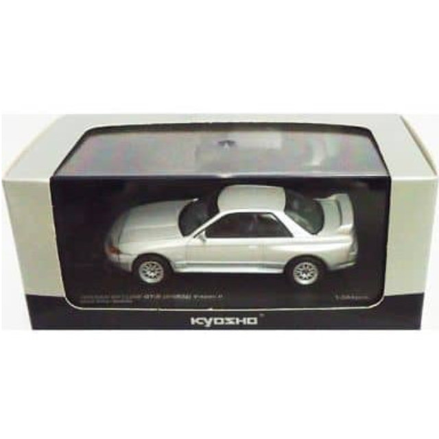 [MDL]  1/43 ニッサン スカイラインGT-R(BNR32) V-SPECKII スパークシルバー 完成品 ミニカー(K03222S) 京商