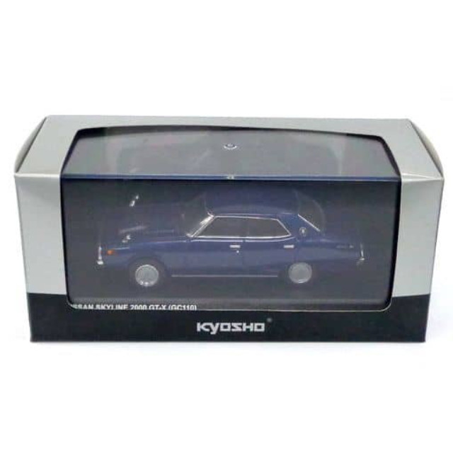 [MDL]  1/43 ニッサン スカイラインGT-X(GC110)スポーツホイール ブルーメタリック 完成品 ミニカー(K03272BL) 京商