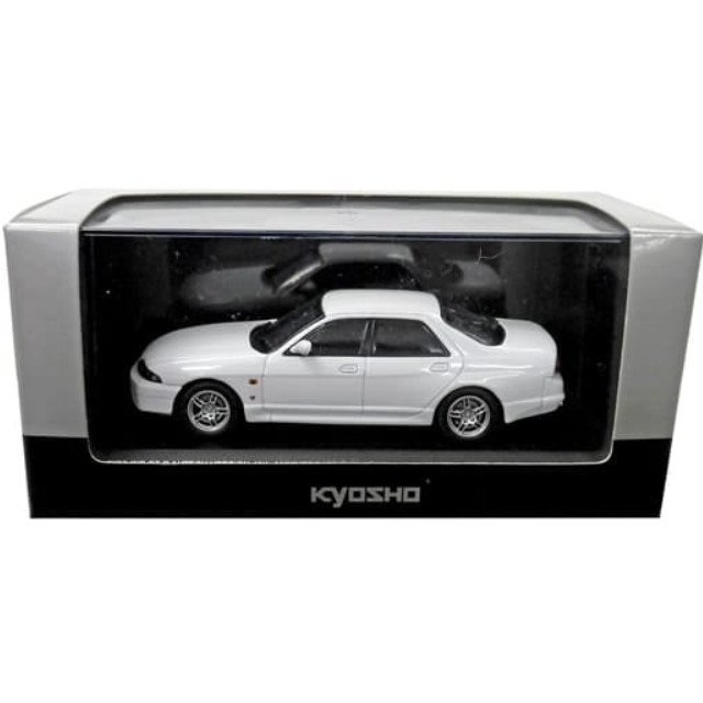 [MDL]  1/43 スカイラインGT-R(R33)オーテックバージョン40thアニバーサリー4ドア ホワイト 完成品 ミニカー(K03711W) 京商
