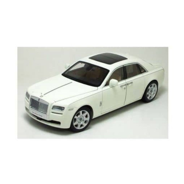 [MDL]  1/18 ロールスロイス ゴースト(イングリッシュホワイトII/インテリア:Moccasin) 完成品 ミニカー(K08801EW) 京商