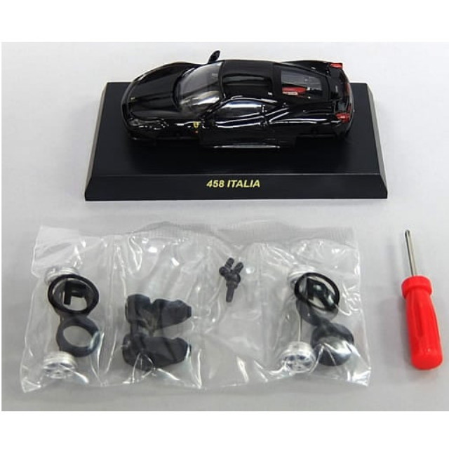 [MDL] (単品) 1/64 フェラーリ 458 ITALIA(ブラック) 「フェラーリ ミニカーコレクション8 NEO」 サークルK・サンクス限定 完成品 ミニカー 京商