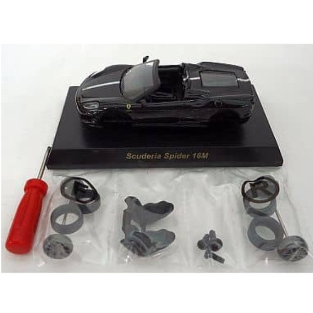 [MDL] (単品) 1/64 フェラーリ Scuderia Spider 16M(ブラック) 「フェラーリ ミニカーコレクション8 NEO」 サークルK・サンクス限定 完成品 ミニカー 京商