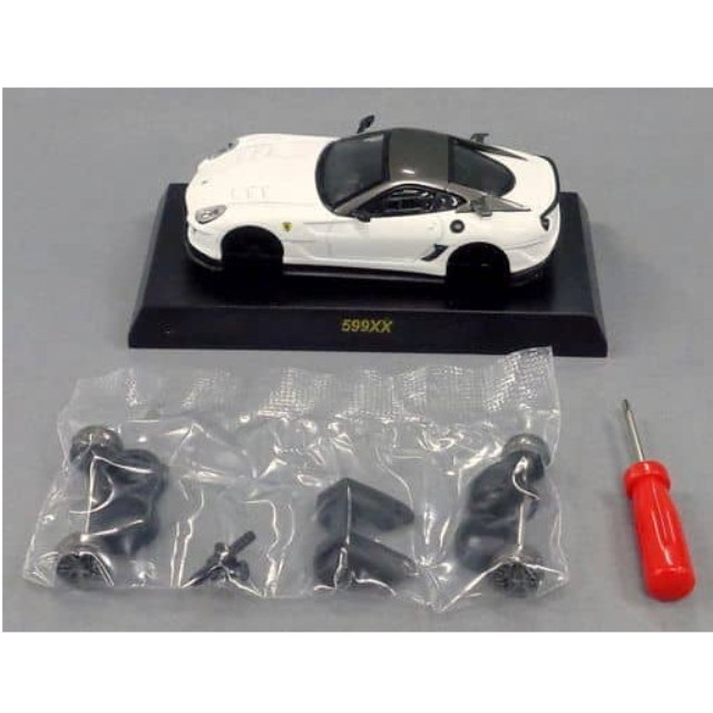 [MDL] (単品) 1/64 フェラーリ 599XX(ホワイト) 「フェラーリ ミニカーコレクション8 NEO」 サークルK・サンクス限定 完成品 ミニカー 京商