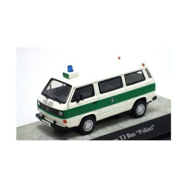 [MDL]  1/43 VW T3-a バス『Polizei』 ホワイト/グリーン  完成品 ミニカー(PCS11458) 京商