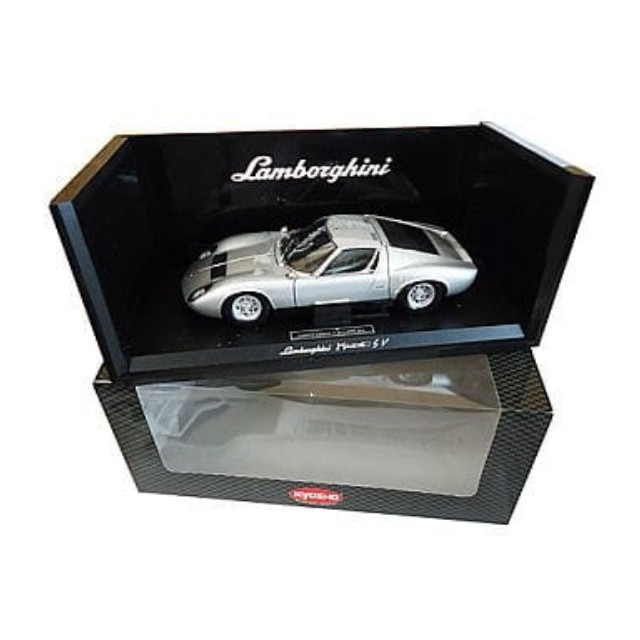 [MDL]  1/18 Lamborghini Miura P400 SV LIMITED EDITION(シルバー) 完成品 ミニカー(08313S) 京商