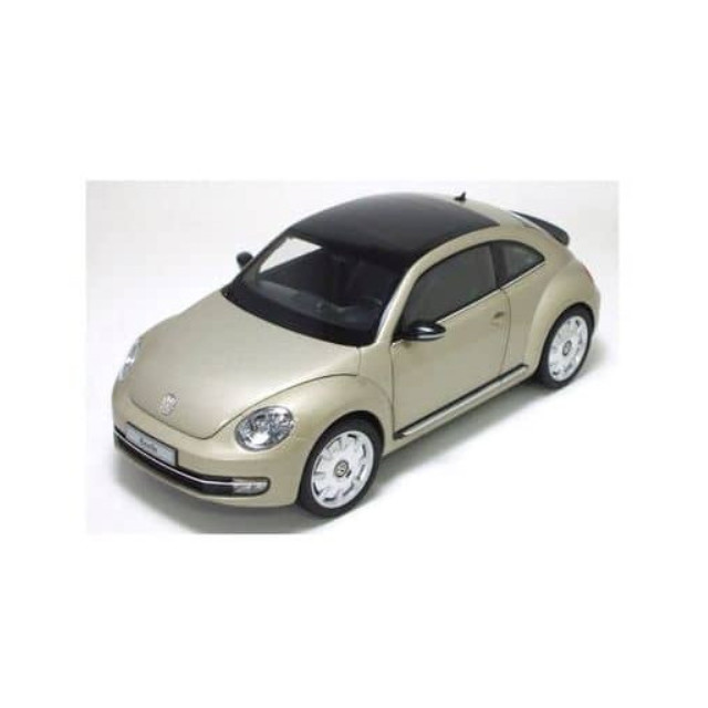 [MDL] 1/18 VW The Beetle 2012 COUPE Moon Rock Silver イエローシルバー 完成品 ミニカー(K08811MS) 京商