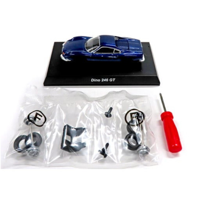 [MDL] (単品) 1/64 Ferrari Dino 246 GT(ブルー) 「フェラーリ ミニカーコレクション7」 サークルK・サンクス限定 完成品 ミニカー 京商